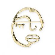 Broches visage Dor&eacute;