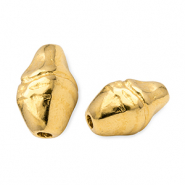 Perles en métal DQ ovale Doré (sans nickel)