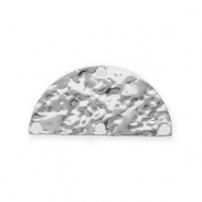BY31&reg; Appr&ecirc;ts en acier Inox connecteur semi-circulaire avec 4 anneaux Argent&eacute;