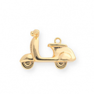 BY31&reg; Breloques en laiton Eco-brass scooter Dor&eacute;