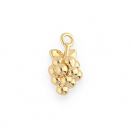 BY31&reg; Breloques en laiton Eco-brass &agrave; la main raisins Dor&eacute;