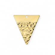 Breloques en acier Inox triangle Doré