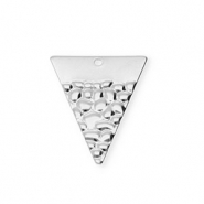 Breloques en acier Inox triangle Argenté