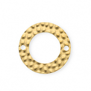 Apprêts en acier Inox connecteur rond Doré