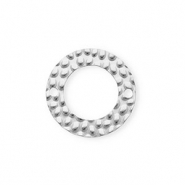 Appr&ecirc;ts en acier Inox connecteur rond Argent&eacute;