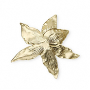 Pendentifs accroche-regard fleur Doré
