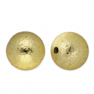 Perles acryliques 16 mm rond Doré