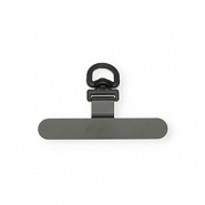 Attache pour cordon de téléphone Noir
