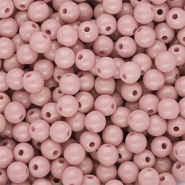 DQ Perles acryliques 6 mm brillant Rose vintage