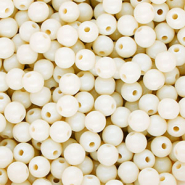DQ Perles acryliques 6 mm brillant Blanc cass&eacute;