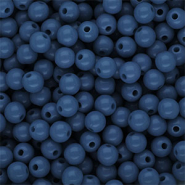 DQ Perles acryliques 6 mm brillant Bleu sarcelle