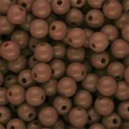 DQ Perles acryliques 8 mm brillant Marron