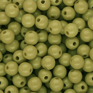 DQ Perles acryliques 8 mm brillant Vert olive