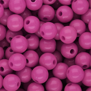 DQ Perles acryliques 10 mm brillant Magenta