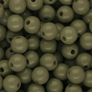 DQ Perles acryliques 10 mm brillant Vert arm&eacute;e