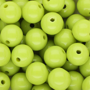 DQ Perles acryliques 12 mm brillant Vert lime