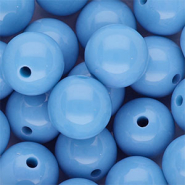 DQ Perles acryliques 16 mm brillant Bleu