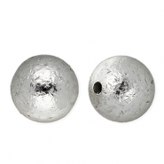 Perles acryliques 16 mm rond Argenté
