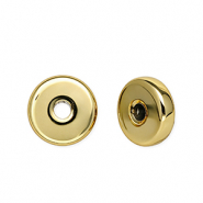 Perles acryliques rondelle Doré