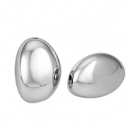 Perles acryliques ovale Perles acryliques ovale Argenté
