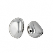Perles acryliques ovale Perles acryliques ovale Argenté