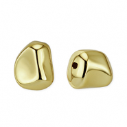 Perles acryliques nugget Doré