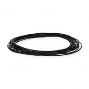 Cuir rond&nbsp;1&nbsp;mm Noir