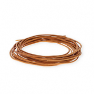 Cuir rond&nbsp;2&nbsp;mm Marron clair