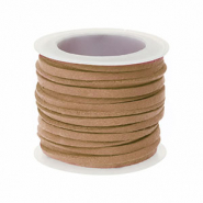 Simili daim plat 3&nbsp;mm Marron clair
