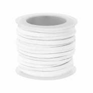 Simili daim plat 3&nbsp;mm Blanc