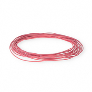 Cuir rond&nbsp;1&nbsp;mm Rose