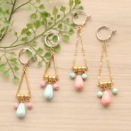 Sets d'inspiration Boucles d’oreilles estivales avec perles en céramique !