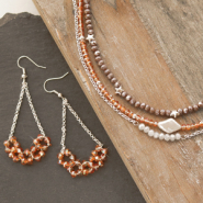 Sets d'inspiration Inspiration : confectionner des colliers et des boucles d’oreilles avec des perles à facettes