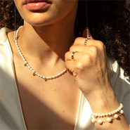 Sets d'inspiration Créez une collection unique avec des bijoux en acier inoxydable et des perles d'eau douce
