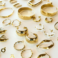 Nouveau Nouveau: boucles d'oreilles en acier inoxydable