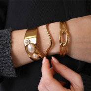 Nouveau Collection de bracelets en acier inoxydable