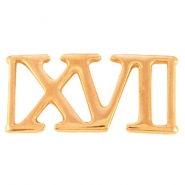 Métal DQ connecteur chiffre romain #16 XVI doré rosé (sans nickel)