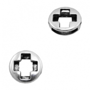 Apprêts en métal TQ poussoirs rond ?plus argenté antique