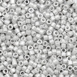 Perles Miyuki delicas 11/0 Opaque ceylon light smoke grey DB-1538