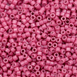 Perles Miyuki delicas 11/0 Duracoat opaque dyed pansy rose DB-2118