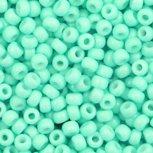 Perles de rocailles Miyuki 8/0 Duracoat opaque catalina green 8-4472