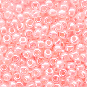 Perles de rocailles Miyuki 8/0 Ceylon baby pink 8-517