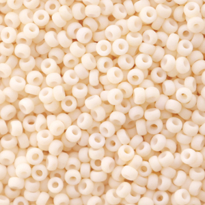 Perles de rocailles Miyuki 11/0 Opaque matte antique beige 11-2022