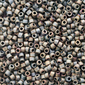 Perles Miyuki delicas 11/0 Metallic matte silver gray DB-307