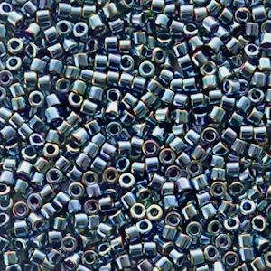 Perles Miyuki delicas 11/0 Metallic iris gunmetal black DB-6