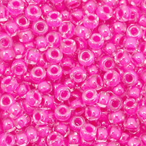 Perles de rocailles Miyuki 8/0 Luminous pink lila 8-4302