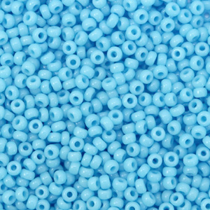 Perles de rocailles Miyuki 11/0 Opaque turquoise blue 11-413