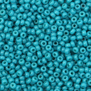 Perles de rocailles Miyuki 11/0 Duracoat opaque azure 11-4483