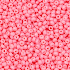 Perles de rocailles Miyuki 11/0 Duracoat opaque light carnation pink 11-4466