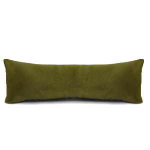 Pr&eacute;sentoir bijoux coussin velours doux Vert olive